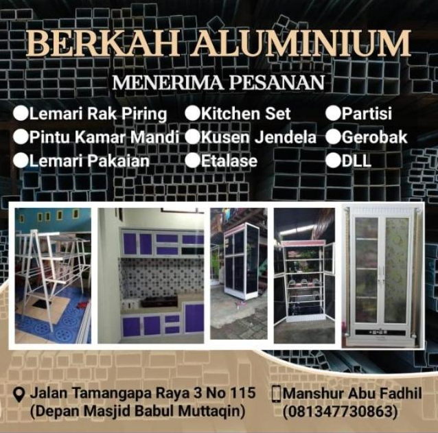 LAPAK IKHWAH : Berkah Aluminium